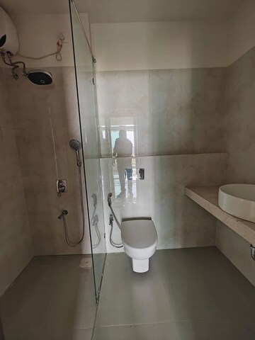 Bathroom in 3 BHK Apartment at Seawoods – for Rent