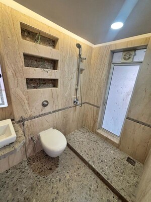 Bathroom in 1 BHK Apartment at GHP Woodland Heights, Chandivali – for Rent