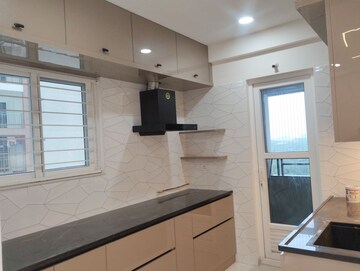 Kitchen in 3.5 BHK Apartment at Aparna Sarovar Zicon, Nallagandla – for Rent
