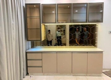 Kitchen in 2.5 BHK Apartment at Aparna Cyberscape, Nallagandla – for Rent