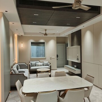 Living Room in 5 BHK Apartment at Uchdpl Veridia Oakwood Enclave, Wave City – for Sale