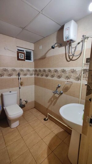 Bathroom in 3 BHK Apartment at Janapriya Nile valley, Madinaguda – for Sale