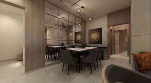Dining area in 3 BHK Apartment at Kumar Prithvi, Kondhwa – for Sale