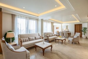 Dining area in 5 BHK Apartment at Uchdpl Veridia Oakwood Enclave, Wave City – for Sale