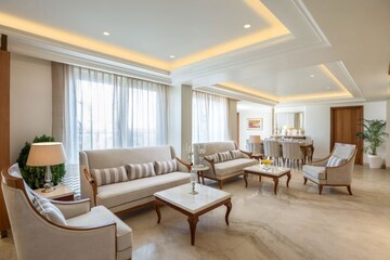 Dining area in 5 BHK Apartment at Uchdpl Veridia Oakwood Enclave, Wave City – for Sale