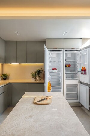 Kitchen in 5 BHK Apartment at Uchdpl Veridia Oakwood Enclave, Wave City – for Sale