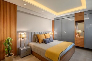Master Bedroom in 5 BHK Apartment at Uchdpl Veridia Oakwood Enclave, Wave City – for Sale