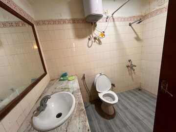 Bathroom in 3 BHK Apartment at Krishna Apartment Vasanth Nagar, Vasanth Nagar – for Rent