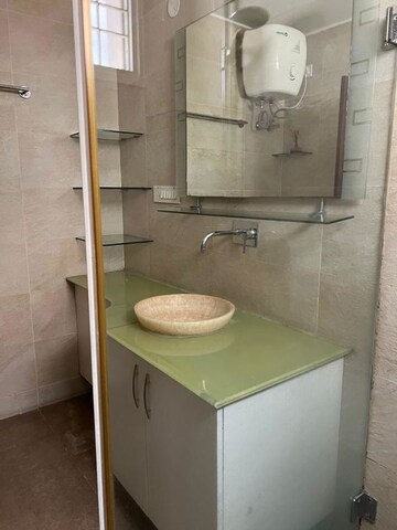 Bathroom in 3 BHK Apartment at SNS Villa, Lavelle Road – for Rent