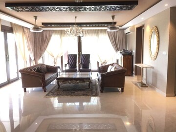 Living Room in 3.5 BHK Apartment at Palace Orchard, Sadashiva Nagar – for Rent