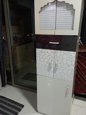 Kitchen in 2 BHK Apartment at Sahaj Solarium, Vasna – for Rent