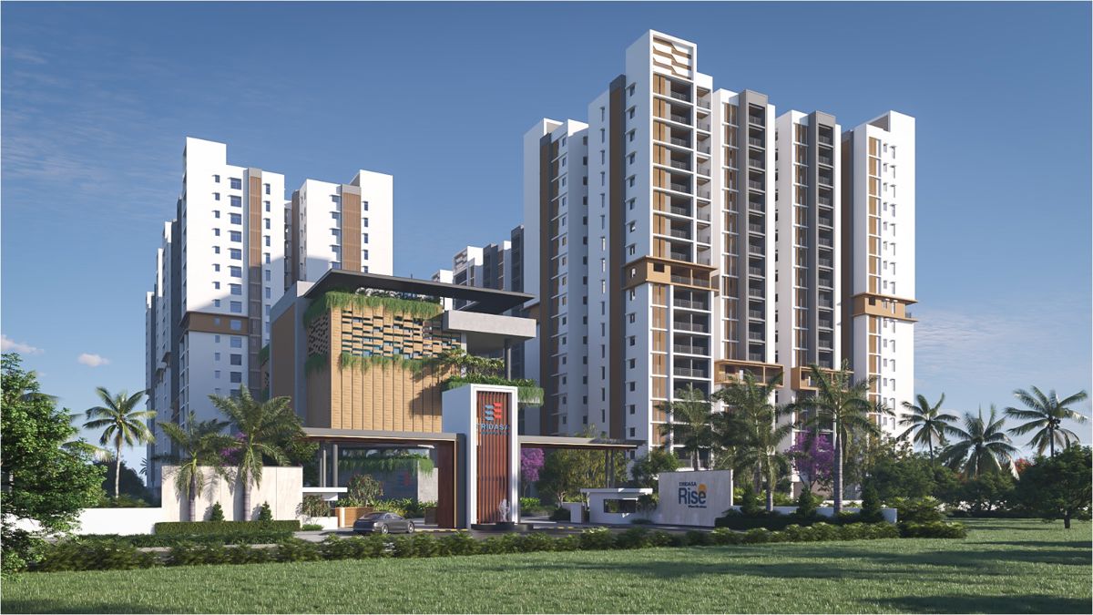 3 BHK + Extra Room 1733 Sq.Ft. Apartment in Tridasa Rise