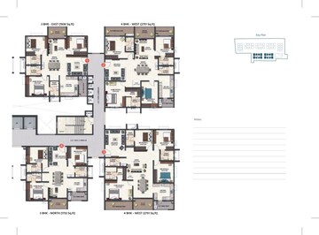 Floor Plan in 3 BHK Apartment at Tridasa Rise, Serilingampally – for Sale