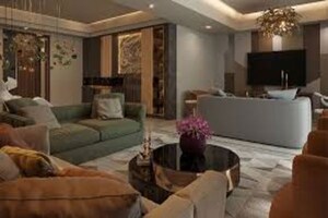 Living Room in 4 BHK Apartment at DLF The Camellias, Sector 42 – for Sale