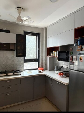 Kitchen in 2 BHK Builder Floor at Huda CGHS, Sector 56 – for Rent