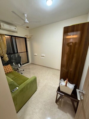 Living Room in 3 BHK Apartment at LnT Crescent Bay T5, Parel – for Rent