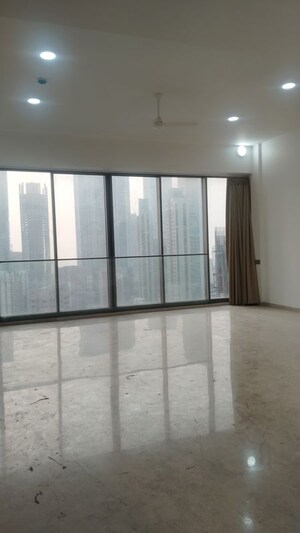 Living Room in 4 BHK Apartment at Rustomjee Crown, Prabhadevi – for Rent
