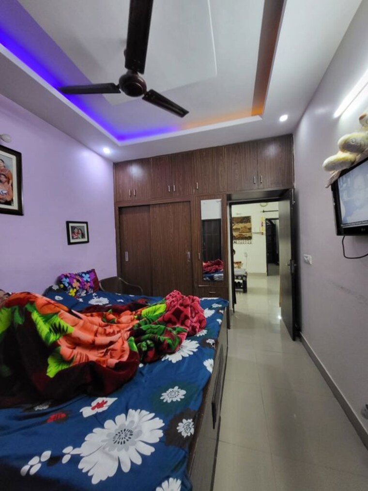 Bedroom, pir machalla 3 Bedroom 1550 Sq.Ft. Builder Floor In Pir Machalla Zirakpur 9955038