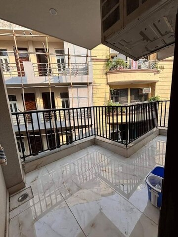 Balcony in 1 BHK Builder Floor at Freedom Fighters Enclave – for Rent