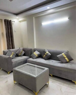 Living Room in 1 BHK Builder Floor at Freedom Fighters Enclave – for Rent