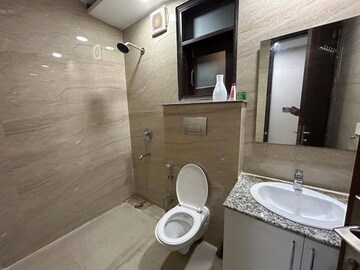 Bathroom in 2 BHK Builder Floor at Saket – for Rent