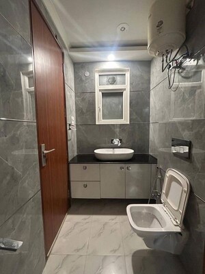 Bathroom in 2 BHK Builder Floor at Saket – for Rent