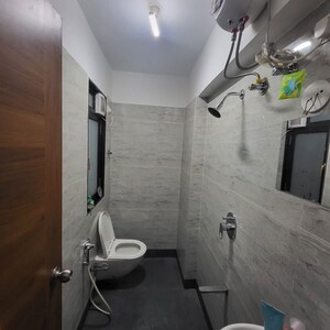 Bathroom in 1 BHK Apartment at DP Trimbac, Bhandup Industrial Area – for Rent