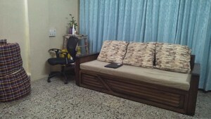 Living Room in 1 BHK Apartment at La Chapelle Apartment, Malad West – for Rent