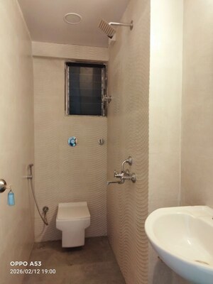Bathroom in 2 BHK Apartment at Hatdia Ison Height, Lower Parel – for Rent