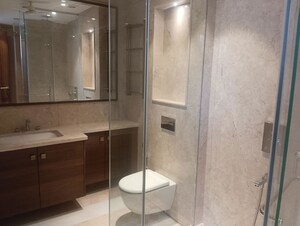 Bathroom in 3 BHK Builder Floor at Lavish Apartment, Malcha Marg – for Sale