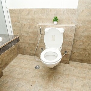 Bathroom in 3 BHK Apartment at Sunworld Vanalika, Sector 107 – for Rent