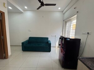 Living Room in 1 BHK Apartment at Sri Nilayam Kondapur, Kondapur – for Rent