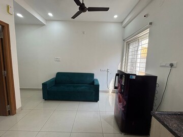 Living Room in 1 BHK Apartment at Sri Nilayam Kondapur, Kondapur – for Rent