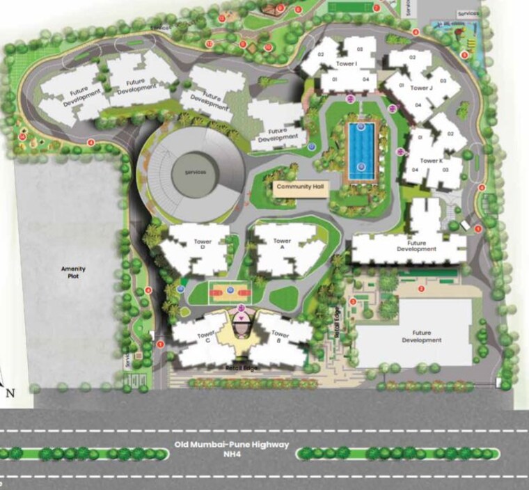 Master Plan, pimpri 3 Bedroom 1170 Sq.Ft. Apartment In Pimpri Pune 9948347