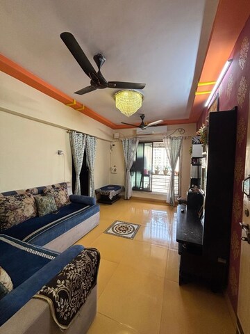 Living Room in 1 BHK Apartment at Rashmi Classic, Nalasopara East – for Rent