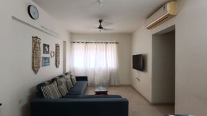 Living Room in 2.5 BHK Apartment at Lodha Splendora, Ghodbunder Road – for Rent