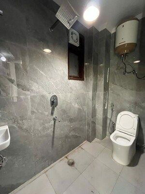 Bathroom in 1 BHK Builder Floor at Saket – for Rent
