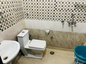 Bathroom in 2 BHK Builder Floor at Niti Khand I – for Rent