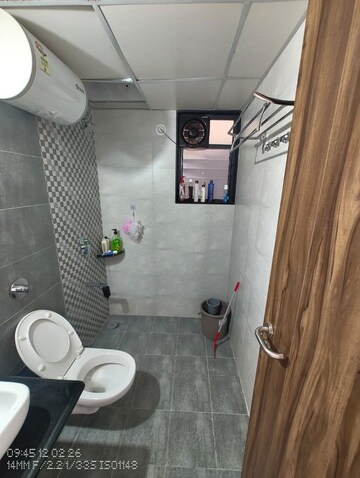 Bathroom in 2 BHK Apartment at Paranjape Broadway, Wakad – for Rent