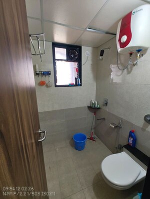 Bathroom in 2 BHK Apartment at Paranjape Broadway, Wakad – for Rent