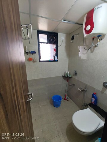 Bathroom in 2 BHK Apartment at Paranjape Broadway, Wakad – for Rent