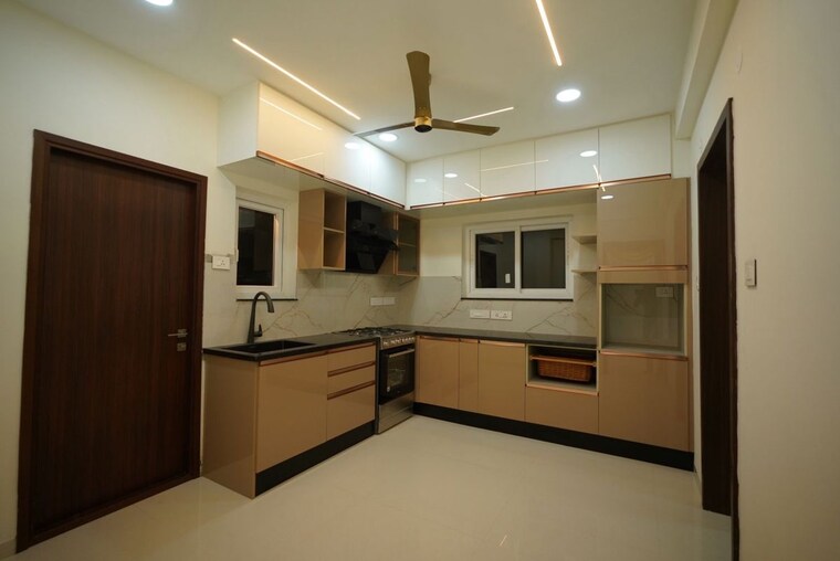 Kitchen, jaswitha-luxor-apartments 3 Bedroom 2300 Sq.Ft. Apartment In Kokapet Hyderabad 9955344