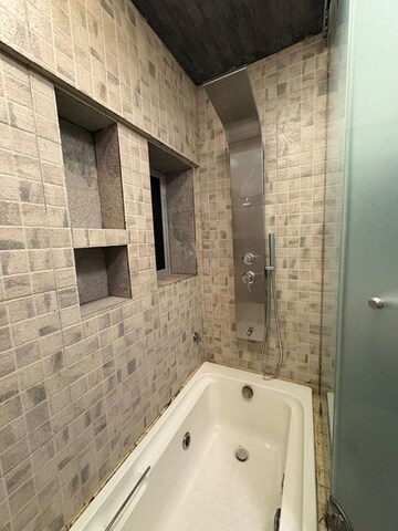 Bathroom in 1 BHK Apartment at Versova View, Andheri West – for Rent