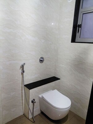 Bathroom in 2 BHK Apartment at VJ Yashwin Nuovo Centro, Wakad – for Rent