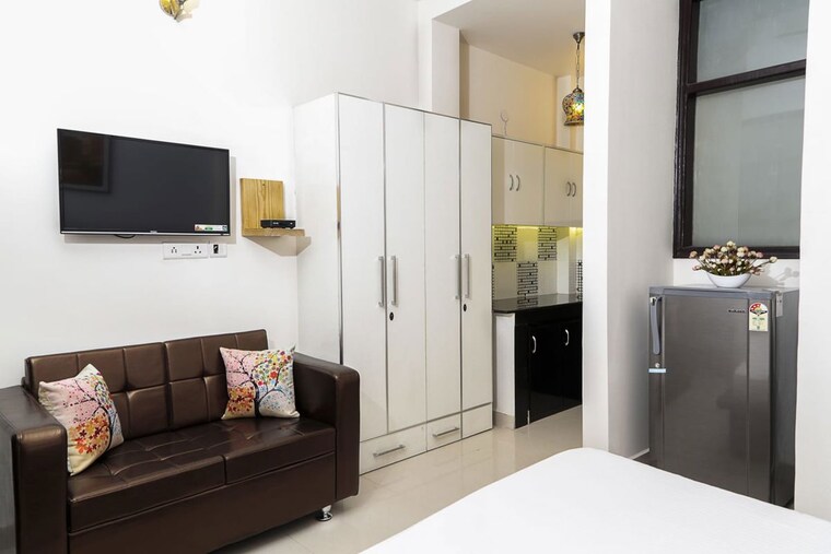 Kitchen, sector 24 1 RK 541 Sq.Ft. Apartment In Sector 24 Gurgaon 9955376