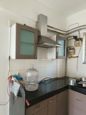 Kitchen in 3 BHK Apartment at Manav Silver Skyscapes, Wakad – for Rent