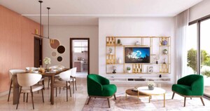 Living Room in 3 BHK Apartment at Shapoorji Pallonji Parkwest Phase 2, Binnipete – for Sale