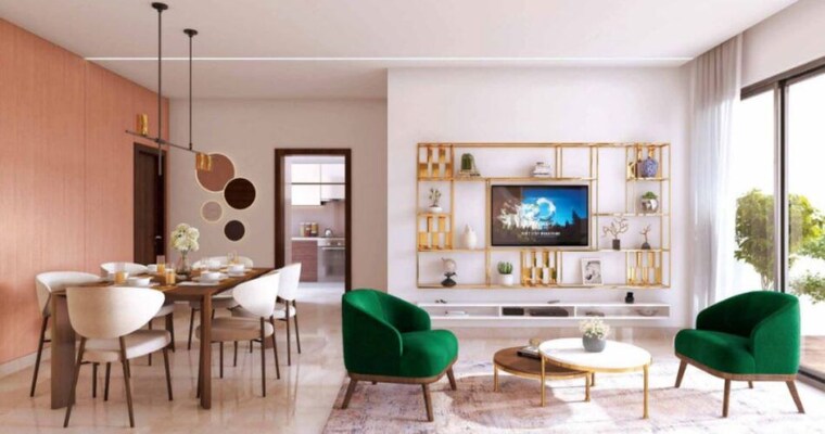 Living Room, shapoorji-pallonji-parkwest-phase-2 3 Bedroom 1922 Sq.Ft. Apartment In Binnipete Bangalore 9946728