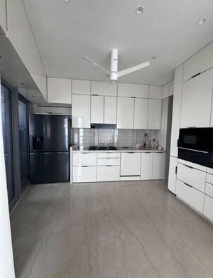 Kitchen in 4 BHK Apartment at Lodha World Crest, Worli – for Rent