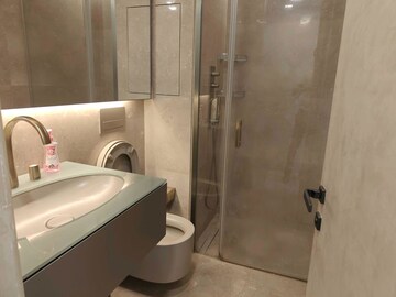 Washroom in 3 BHK Apartment at Lodha World Crest, Worli – for Rent